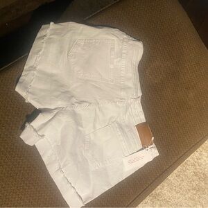 Women's White Jean Shorts